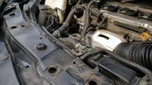 Ants under car hood near engine wiring — how to get rid of sugar ants in car